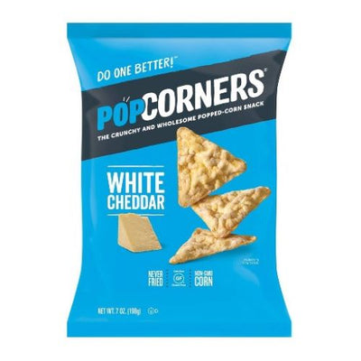 Popcorners White Cheddar Popped Corn Chips, 198 g
