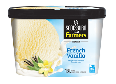 Scotsburn Premium French Vanilla Ice Cream, 1.5 L