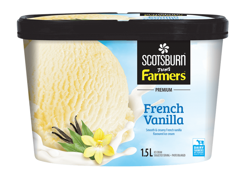 Scotsburn Premium French Vanilla Ice Cream, 1.5 L