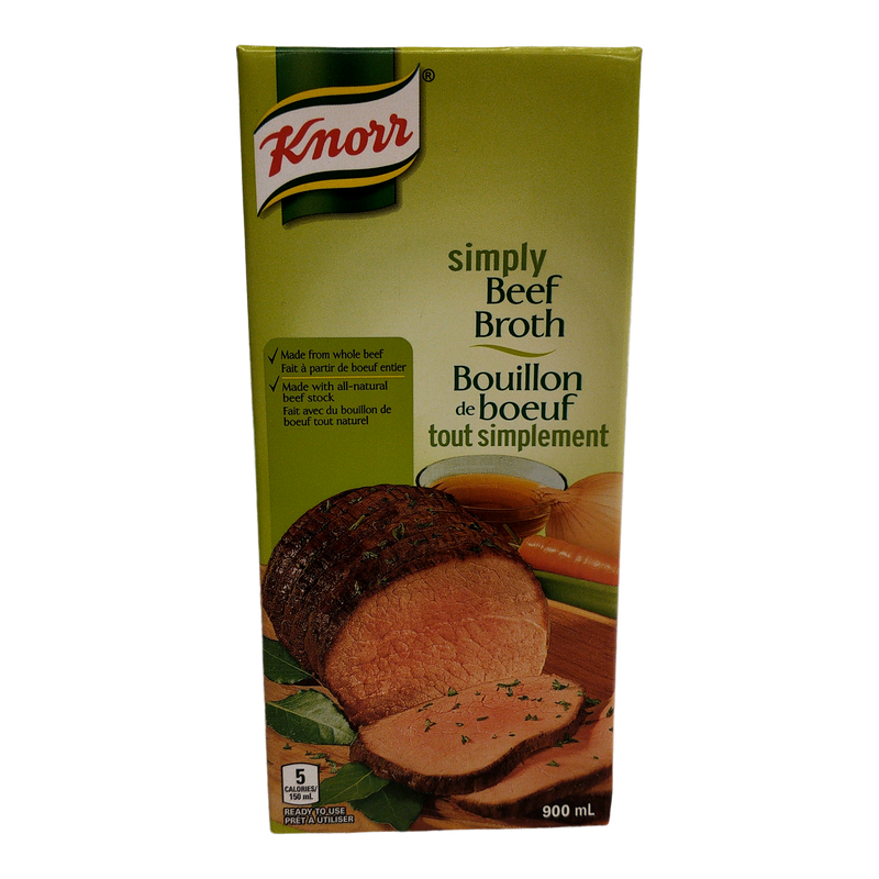 Knorr Simply Beef Broth, 900 mL