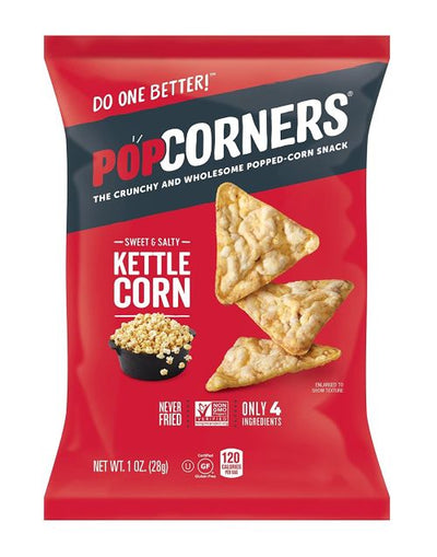 PopCorners Kettle Corn Popped Corn Snack, 28 g