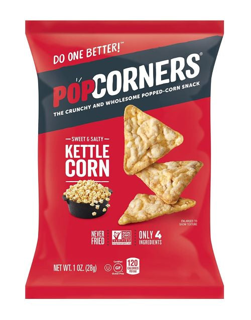 PopCorners Kettle Corn Popped Corn Snack, 28 g