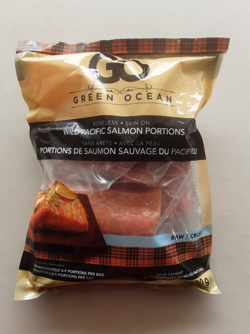 Green Ocean Wild Pacific Salmon Portions, 800 g