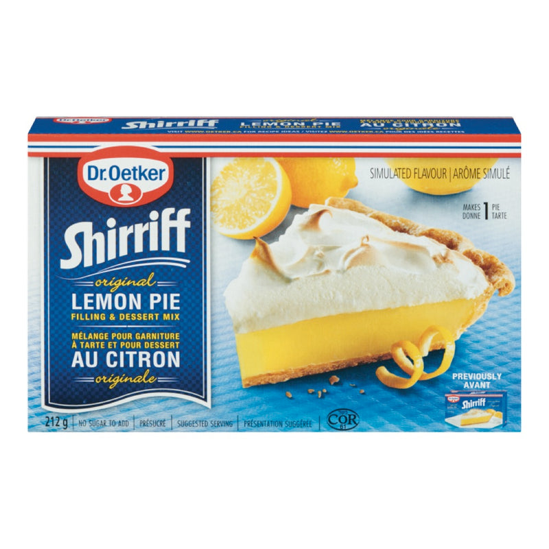 Shirriff Original Lemon Pie Filling, 212 g