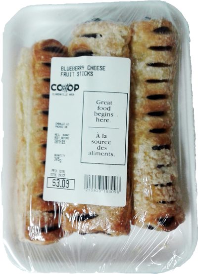 Blueberry Fruit Sticks, 345 g