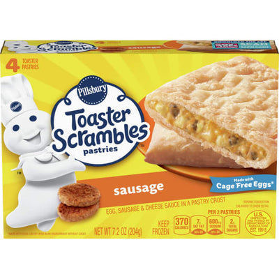 Pillsbury Toaster Scrambles Sausage Pastries, 4 ct