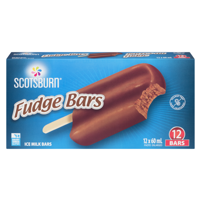 Scotsburn Fudge Bars, 12 x 60 mL