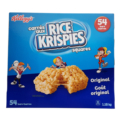 Kellogg's Rice Krispies Squares Original, 1.18 kg  (54ct)