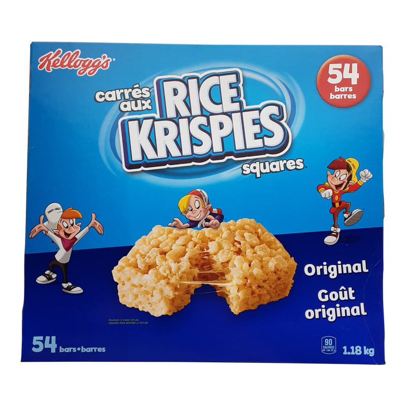 Kellogg's Rice Krispies Squares Original, 1.18 kg  (54ct)