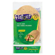 Flatout Italian Herb Flat Bread, 223 g  (6 ct)