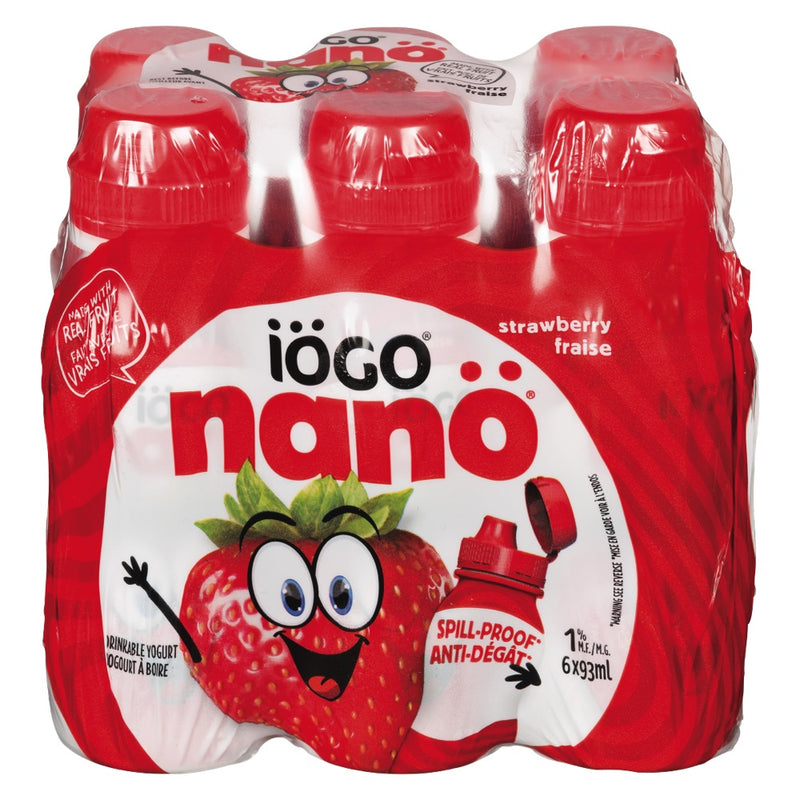 Iogo Nano Strawberry, 6 x 93mL
