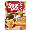 Snack Pack Family Pack Chocolate & Butterscotch Pudding, 1.19 kg   (12 x 99 g)