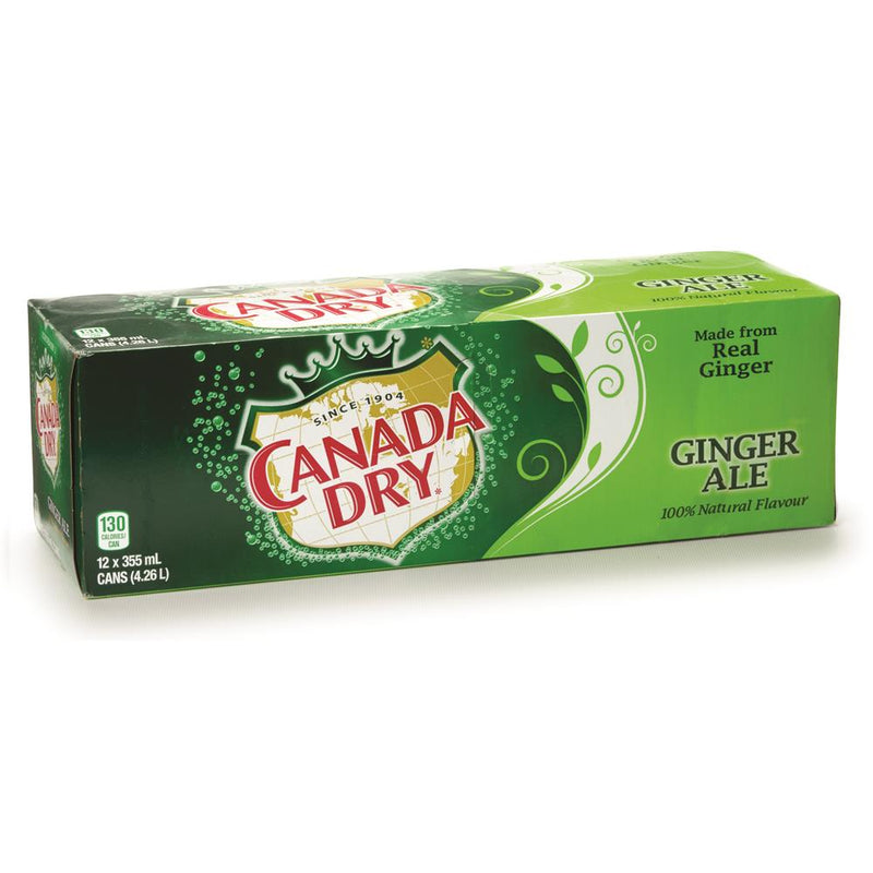 Canada Dry Ginger Ale, 12 x 355mL