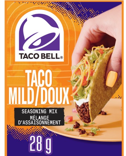 Taco Bell Mild Taco Seasoning, 28 g