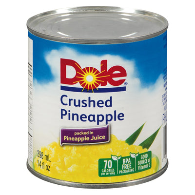 Dole Crushed Pineapple, 398 mL