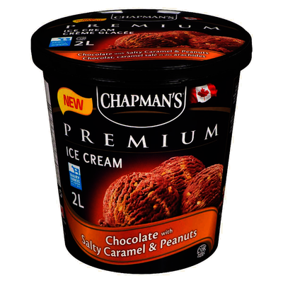 Chapman's Chocolate With Salty Caramel & Peanuts Ice Cream, 2 l