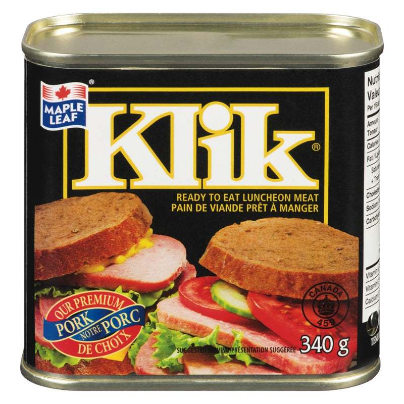 Klik Luncheon Meat, 340g