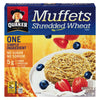 Quaker Muffets Shredded Wheat, 375 g