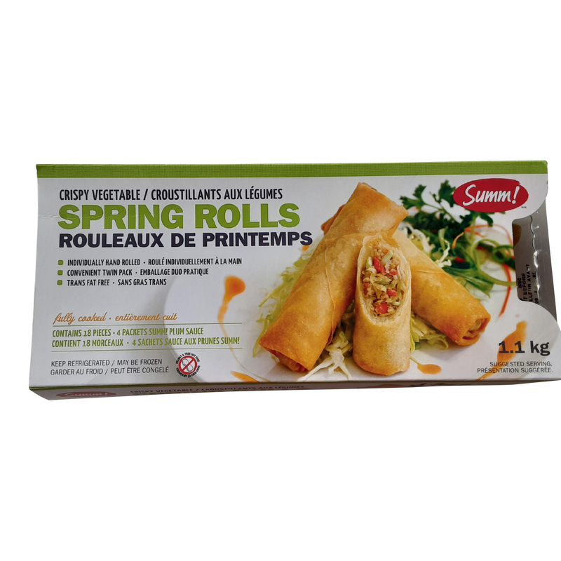 Summ! Crispy Vegetable Spring Rolls, 1.1 kg