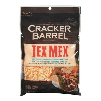 Cracker Barrel Tex Mex Light Cheese, 320 g