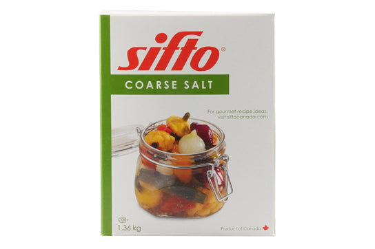 Sifto Coarse Salt, 1.36 kg
