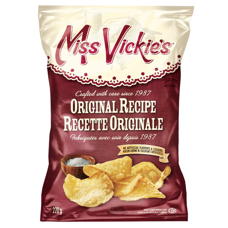 Miss Vickie's Original Recipe Potato Chips, 220 g