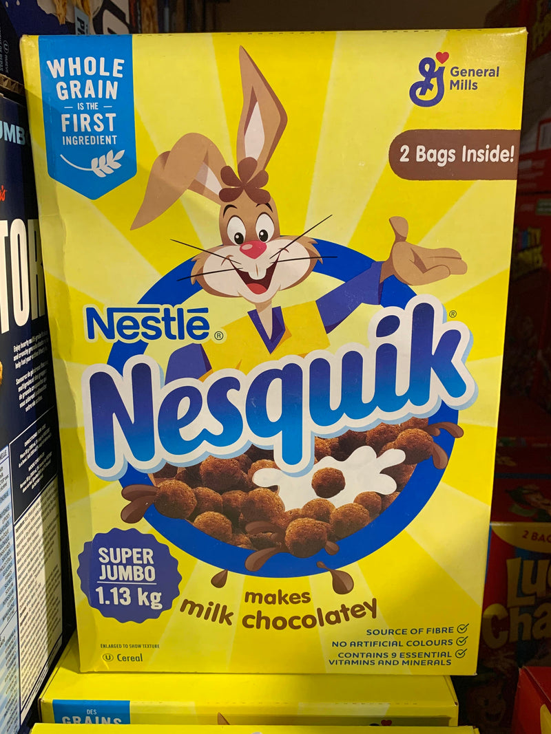 NESTLE NESQUIK CHOCOLATE CEREAL, 1.13kg