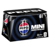 Pepsi Zero Sugar Mini, 6 x 222mL