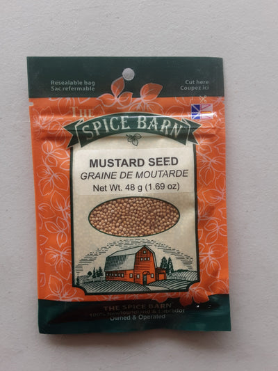 Spice Barn Yellow Mustard Seed, 48 g