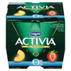 Activia 0% Peach/Strawberry Probiotic Yogurt, 8 x 100 g