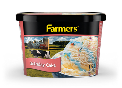 FARMERS ICE CREAM BIRTHDAY CAKE