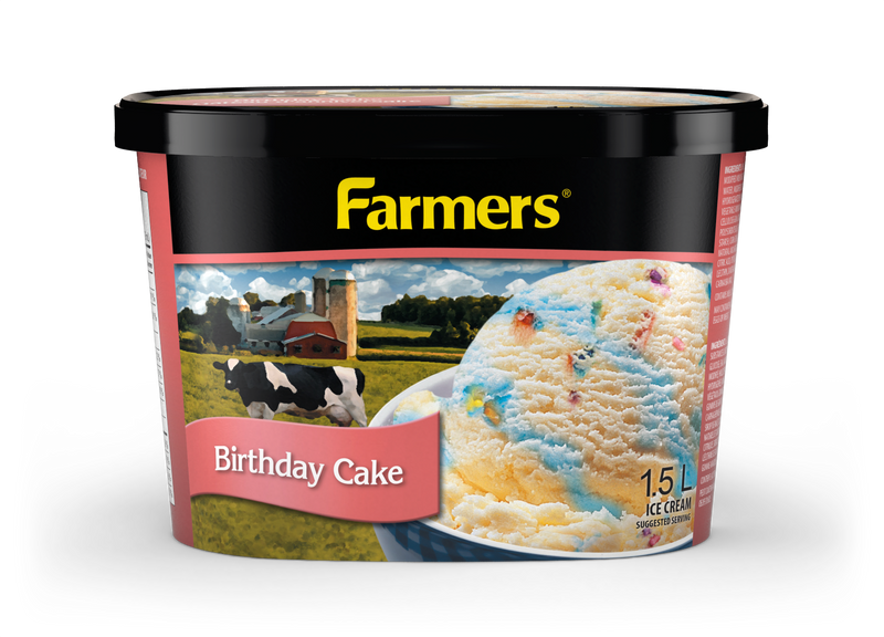 FARMERS ICE CREAM BIRTHDAY CAKE