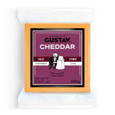 GUSTAV OLD CHEDDAR CHEESE, 250g