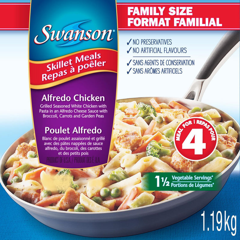 Swanson Skillet Meals Alfredo Chicken, 1.19 kg