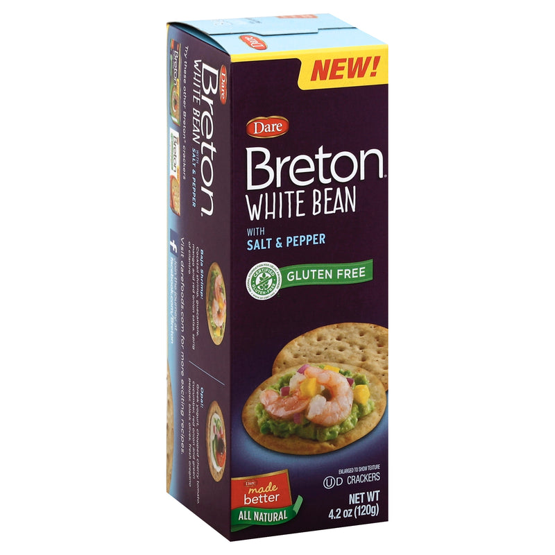 Dare Breton White Bean With Salt & Pepper Breton Crackers, 120 g