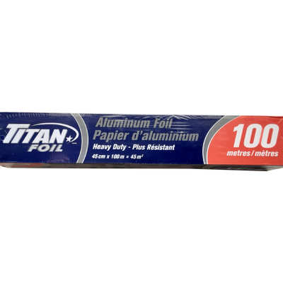 Titan Foil Aluminium Foil, 45 cm x 100 m