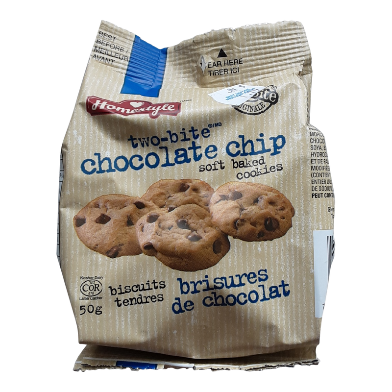 Two-Bite Soft Baked Chocolate Chip Cookies, 50 g