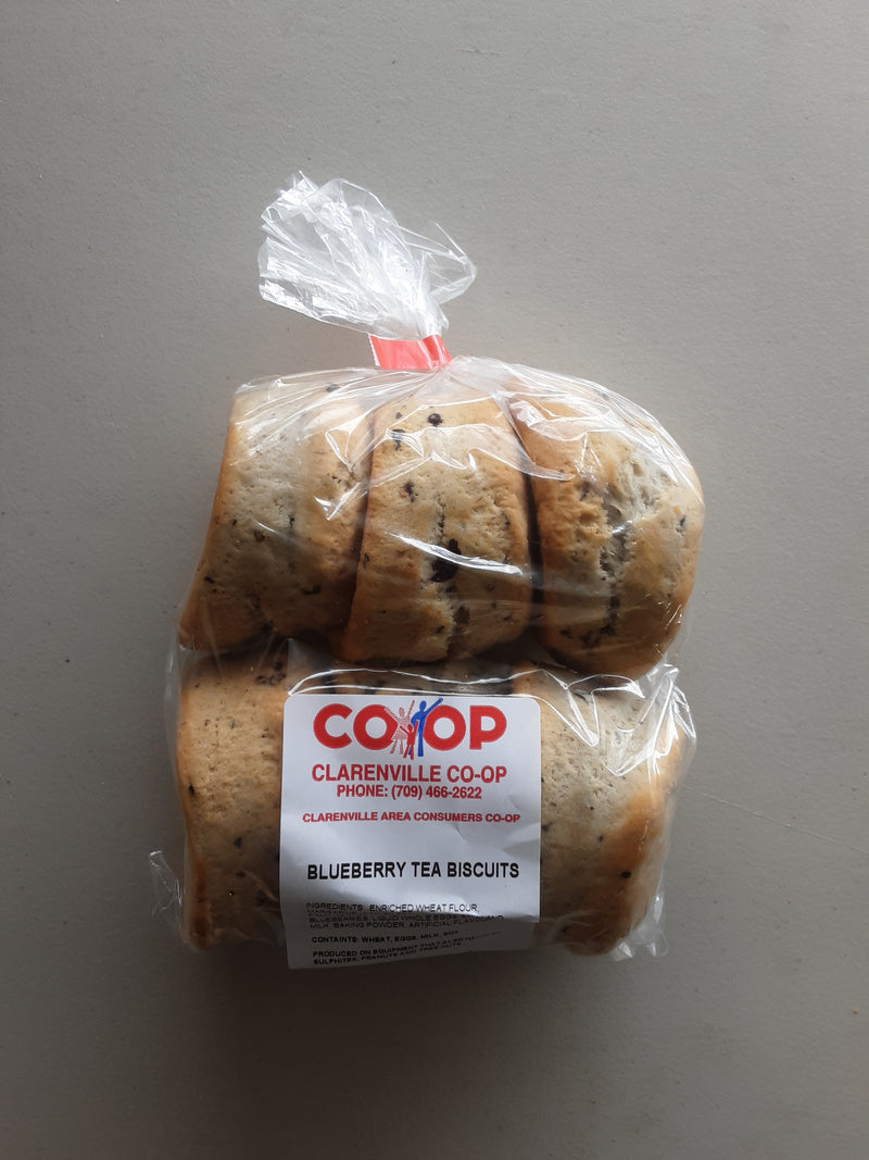 Blueberry Tea Biscuits, 6 pk