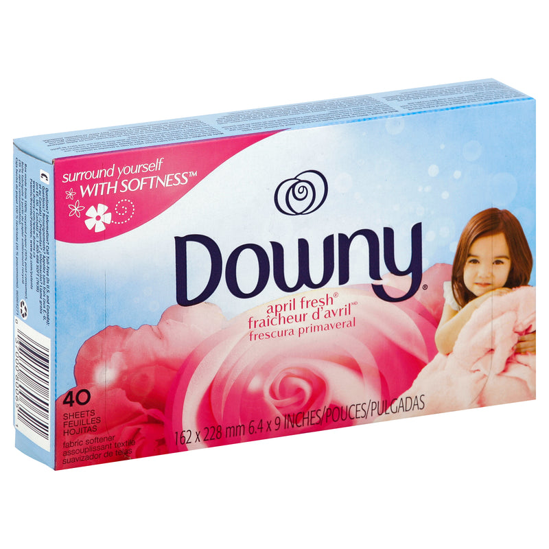 Downy April Fresh Sheets Fabric Softener, 40 sheets