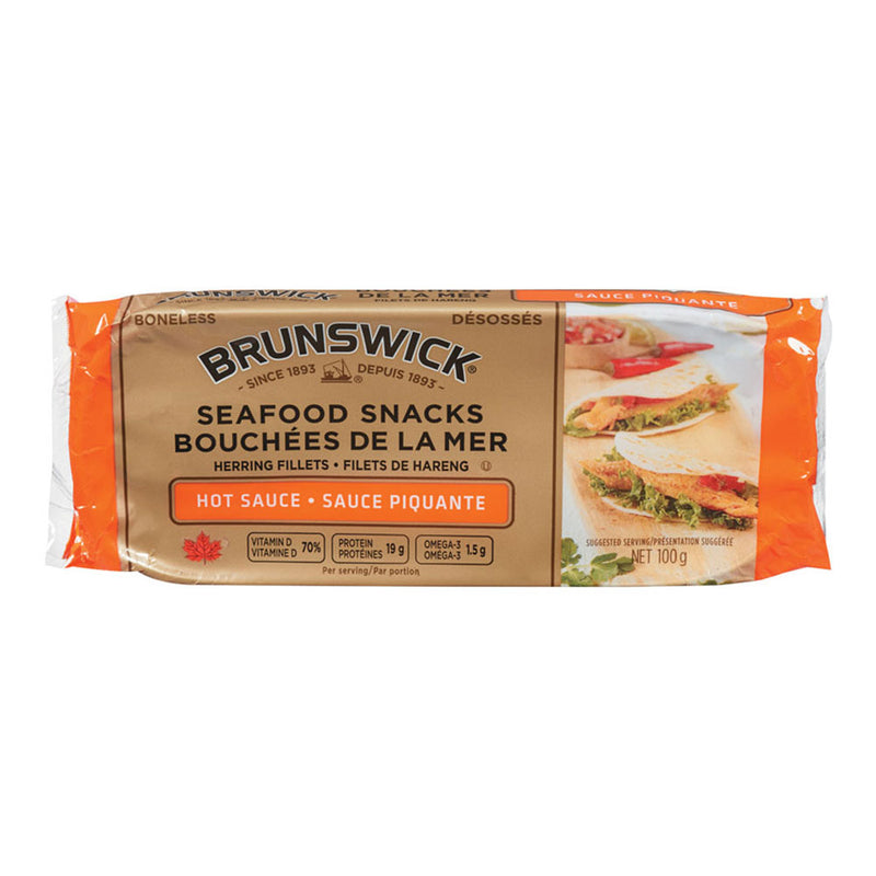 Brunswick Herring Fillets In Hot Sauce, 100 g