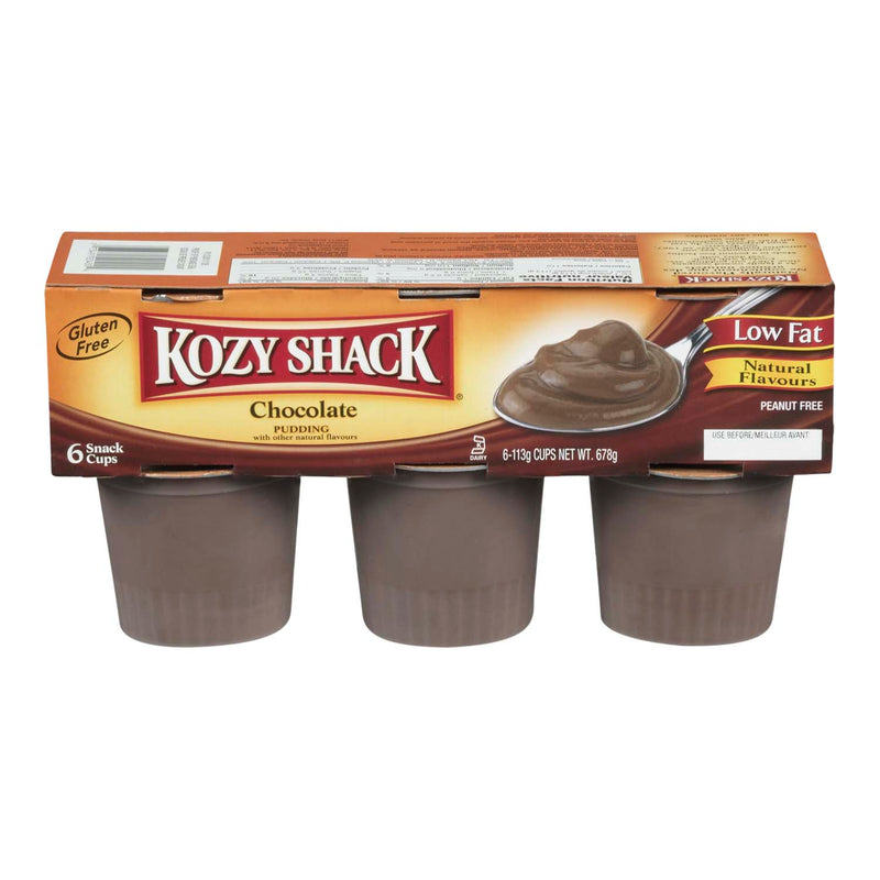 Kozy Shack Chocolate Pudding, 6 ct