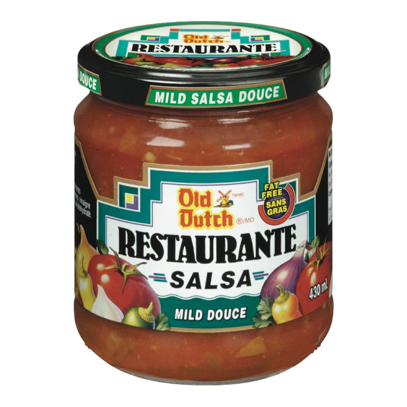 Old Dutch Restaurante Salsa Mild Douce, 430 mL