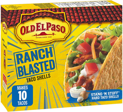 Old El Paso Ranch Blasted Hard Taco Shells, 153 g