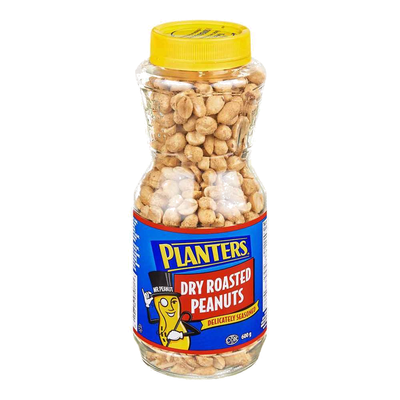 Planters Delicately Seasoned Dry Roasted Peanuts, 600 g