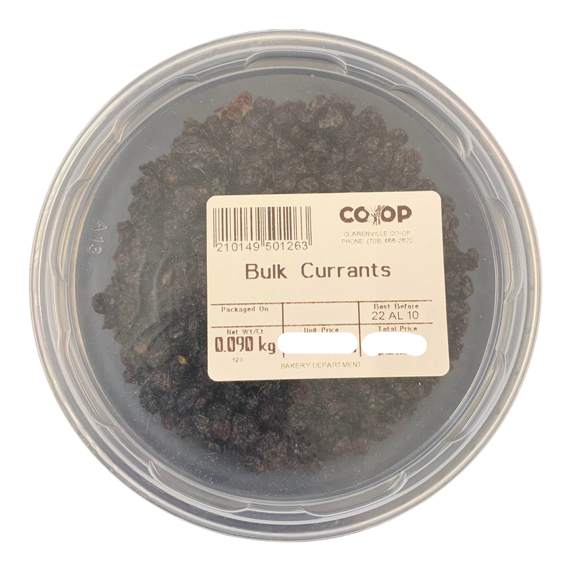Dried Currants, Bulk