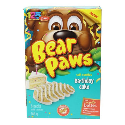 Bear Paws Birthday Cake Soft Cookies, 168 g