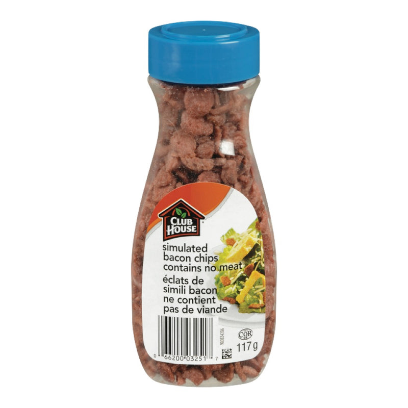 Club House Simulated Bacon Chips Contains No Meat, 117 g