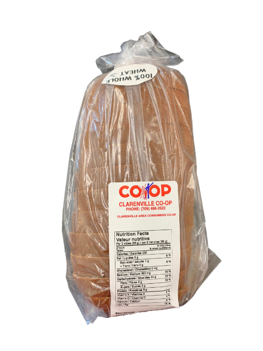 Thick Sliced 100% Whole Wheat Bread, 500 g