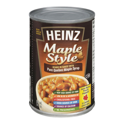 Heinz Maple Style Beans, 398 mL