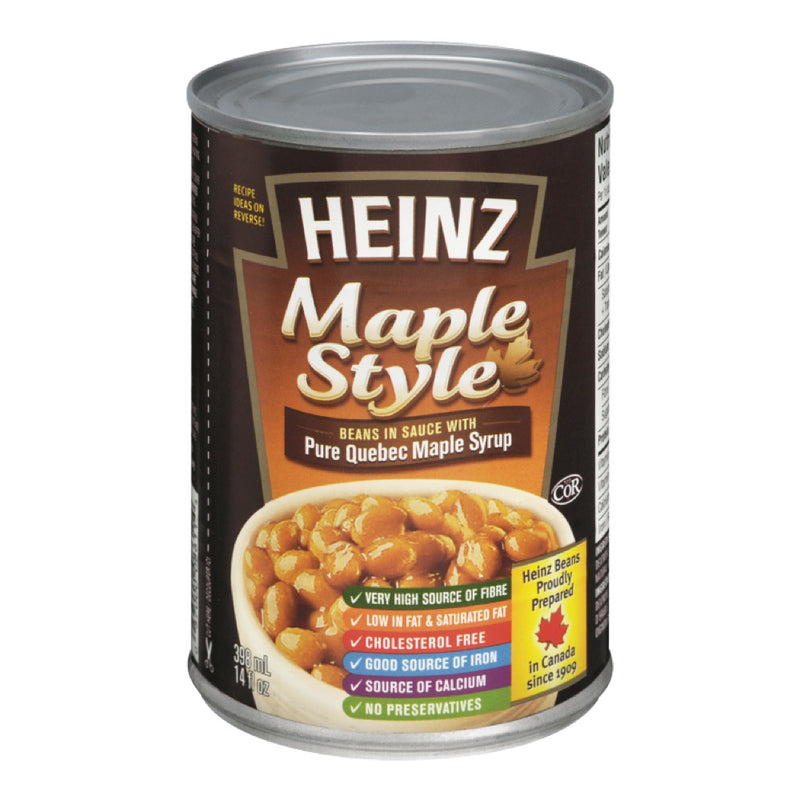 Heinz Maple Style Beans, 398 mL